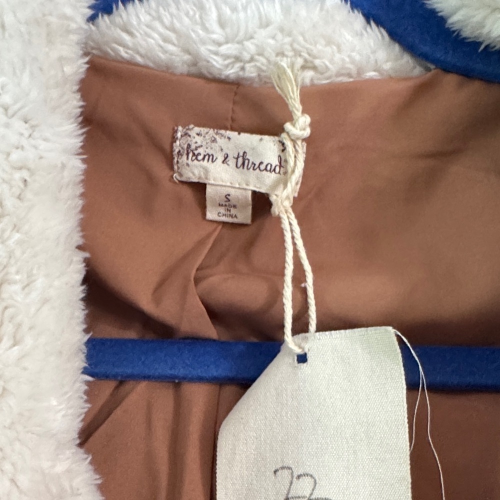 Hem & Thread Multicolor Leather Jacket - Picture 3 of 8